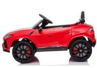 Raudonas elektrinis automobilis Lamborghini URUS vaikams