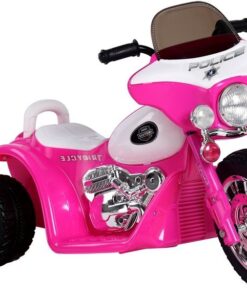Rožinis elektrinis motociklas JT568 vaikams