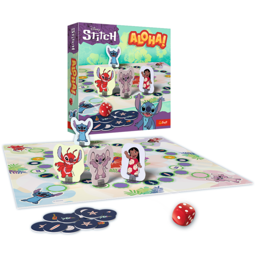 Šeimos stalo žaidimas „Aloha!“ – Lilo & Stitch pasaulis