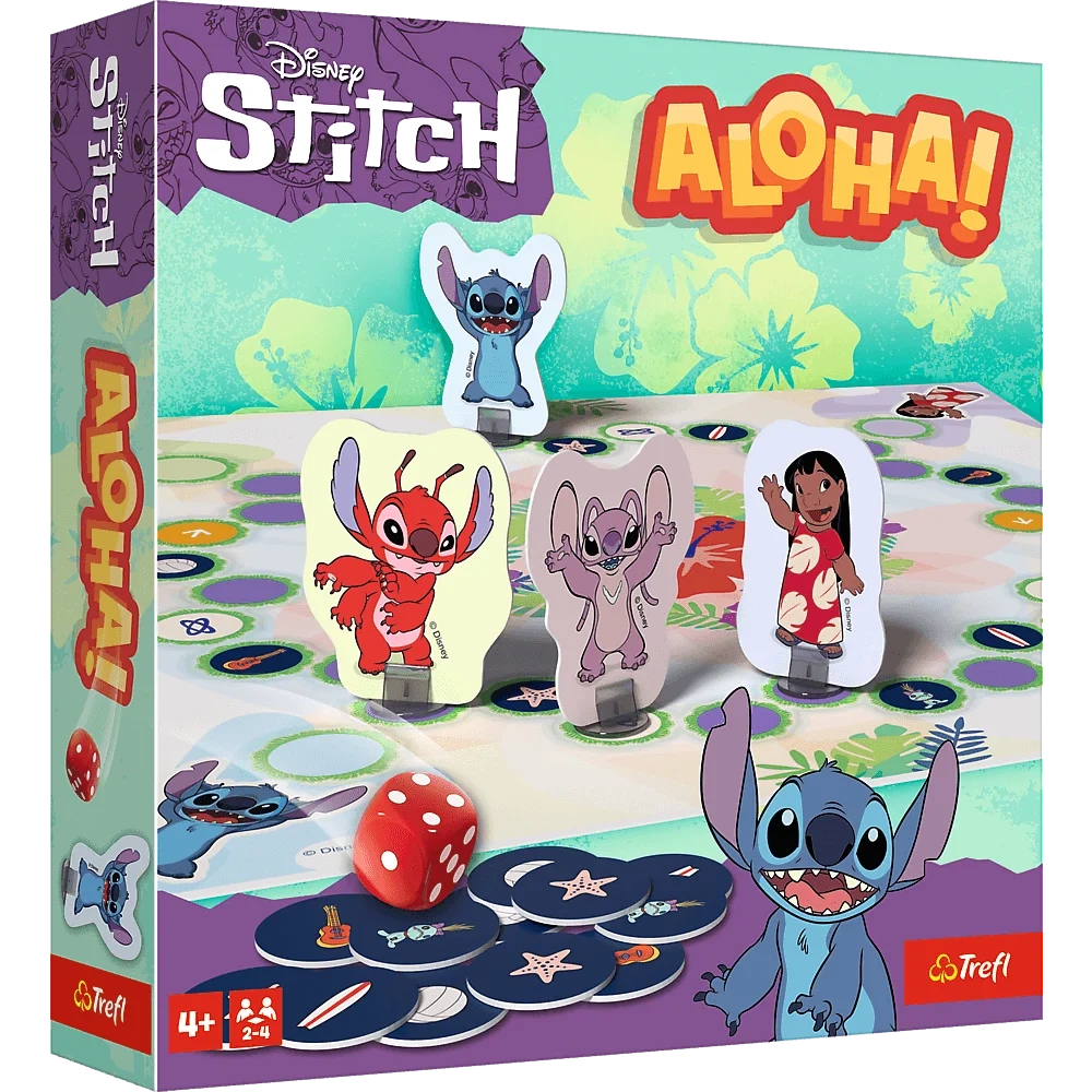Šeimos stalo žaidimas „Aloha!“ – Lilo & Stitch pasaulis Šeimos stalo žaidimas „Aloha!“ – Lilo & Stitch pasaulis