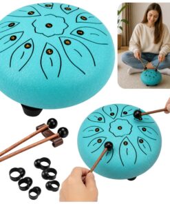 Steel Tongue Drum – 11 tonų relaksacinis instrumentas