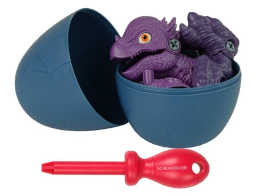 Surenkamas dinozauras Stygimoloch su kiaušiniu