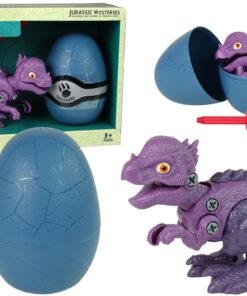 Surenkamas dinozauras Stygimoloch su kiaušiniu