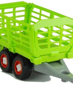 Surenkamas traktorius su atvira priekaba (43 cm) – su atsuktuvu ir keičiamomis detalėmis