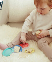 TOOKY TOY 11 dalių medinė meškučio dėlionė kūdikiams