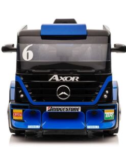 Tamsiai mėlynas Mercedes XMX622B su puspriekabe