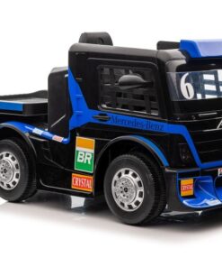 Tamsiai mėlynas Mercedes XMX622B su puspriekabe