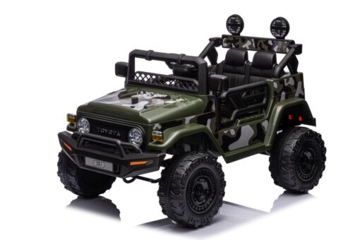 Toyota FJ JJ2099 – moro spalvos 4×4 vaikiškas elektromobilis