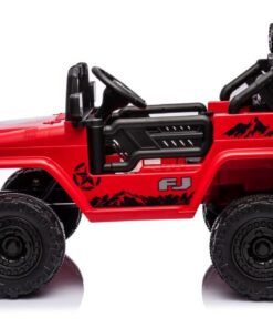 Toyota FJ JJ2099 – raudonas 4×4 vaikiškas elektromobilis