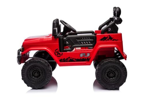 Toyota FJ JJ2099 – raudonas 4×4 vaikiškas elektromobilis