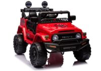 Toyota FJ JJ2099 – raudonas 4×4 vaikiškas elektromobilis