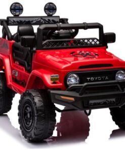 Toyota FJ JJ2099 – raudonas 4×4 vaikiškas elektromobilis