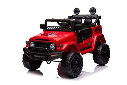 Toyota FJ JJ2099 – raudonas 4×4 vaikiškas elektromobilis