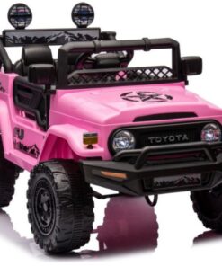 Toyota FJ JJ2099 – rožinis 4×4 vaikiškas elektromobilis