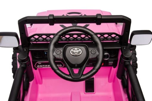 Toyota FJ JJ2099 – rožinis 4×4 vaikiškas elektromobilis