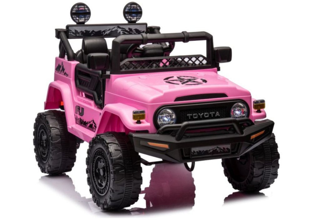 Toyota FJ JJ2099 – rožinis 4×4 vaikiškas elektromobilis Toyota FJ JJ2099 – rožinis 4×4 vaikiškas elektromobilis