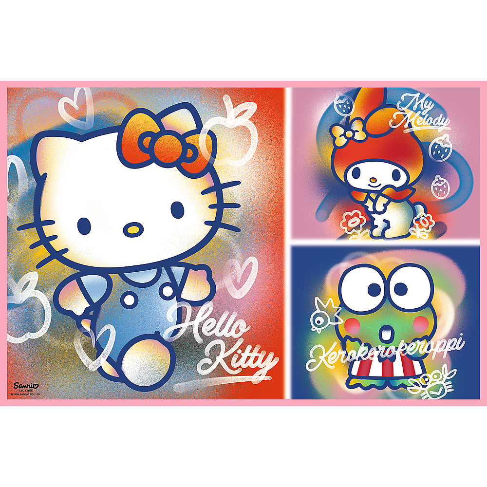 Trefl "Hello Kitty ja s&otilde;brad" - 2&times;200 t&uuml;kki pusle