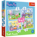 Trefl „Atostogų prisiminimai“ – 4in1 dėlionės