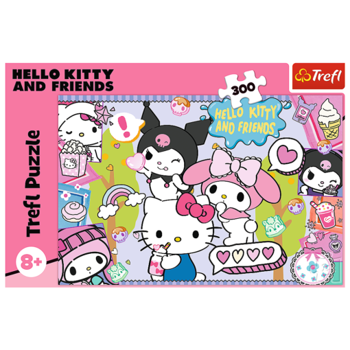 Trefl „Crazy Trio – Hello Kitty“ – 300 detalių dėlionė