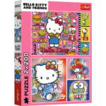 Trefl „Hello Kitty ir draugai“ – 2×200 det. dėlionės