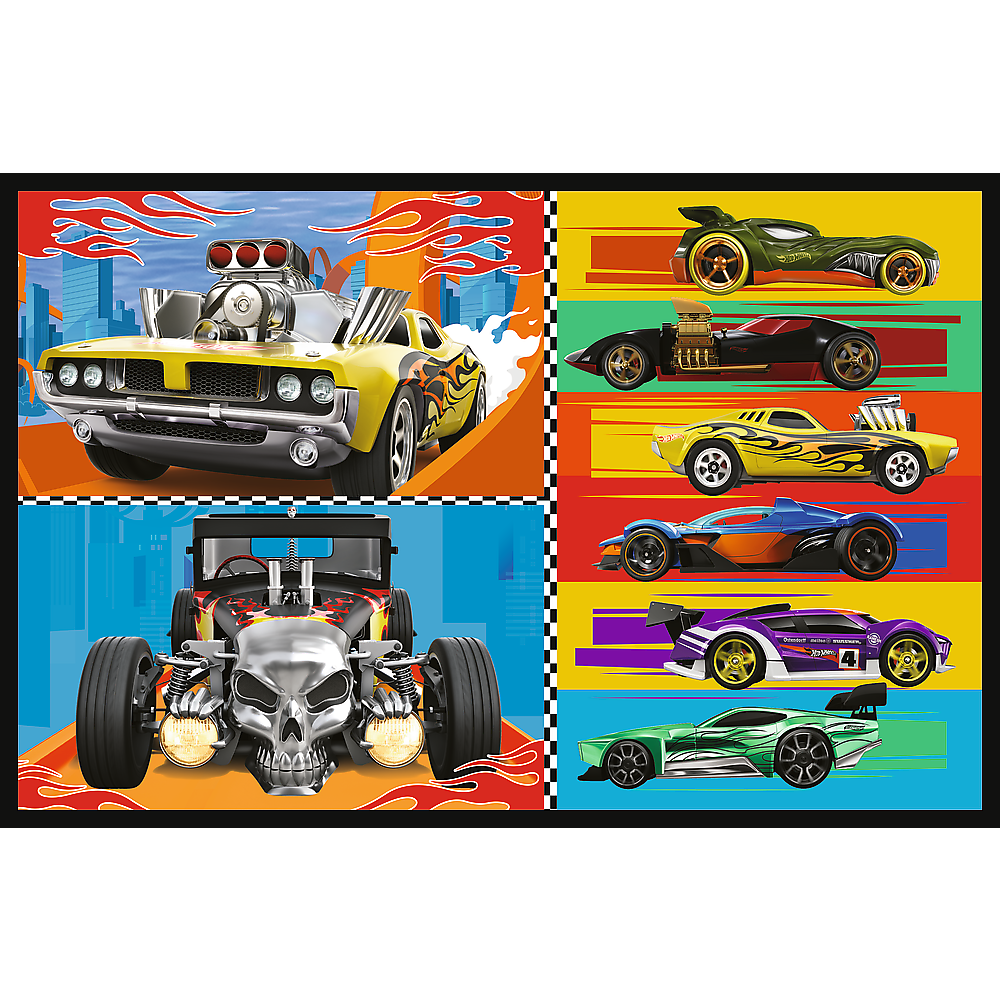 Trefl „Hot Wheels automobiliai“ – 2×70 det. dėlionės