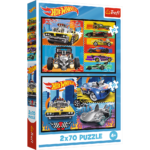 Trefl „Hot Wheels automobiliai“ – 2×70 det. dėlionės