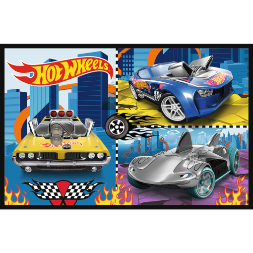 Trefl „Hot Wheels automobiliai“ – 2×70 det. dėlionės