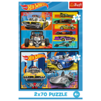 Trefl „Hot Wheels automobiliai“ – 2×70 det. dėlionės