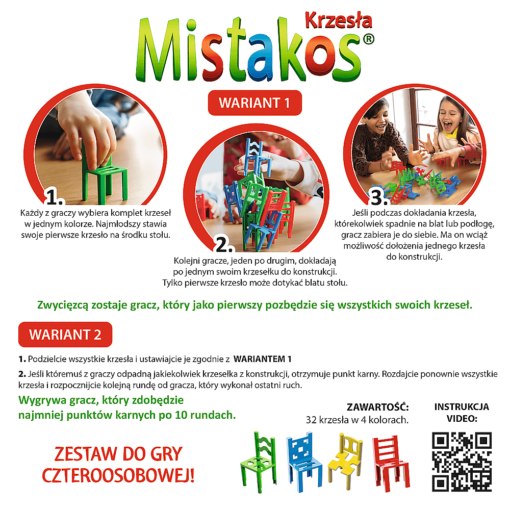 Trefl „Mistakos: Kėdutės“ – vikrumo žaidimas