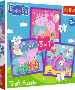 Trefl „Peppos įpročiai“ – 3in1 dėlionė