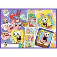 Trefl „SpongeBob pašėlęs pasaulis“ – 4×250 det. dėlionės