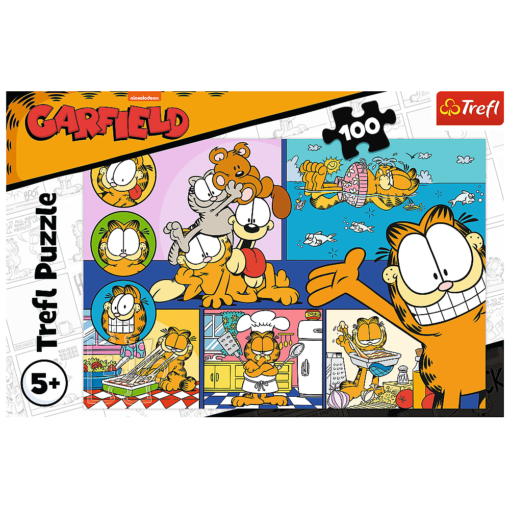 Trefl „Tingusis Garfieldas“ – 100 det. dėlionė