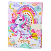 Unicorn kodinis dienoraštis su melodija