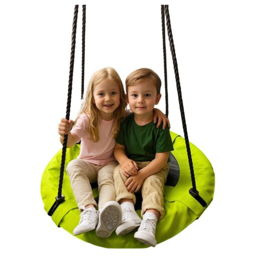 Vaikiška lizdo supynė 60 cm žalia