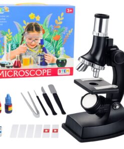 Vaikiškas edukacinis mikroskopas 300X STEM