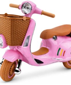 Vespa XW‑03 rožinis 12V paspirtukas