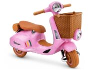 Vespa XW‑03 rožinis 12V paspirtukas
