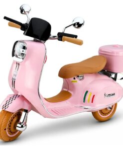 Vespa XW‑05 rožinis 12V paspirtukas