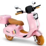 Vespa XW‑05 rožinis 12V paspirtukas