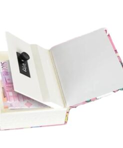 Vienaragio knygos formos taupyklė su kodu