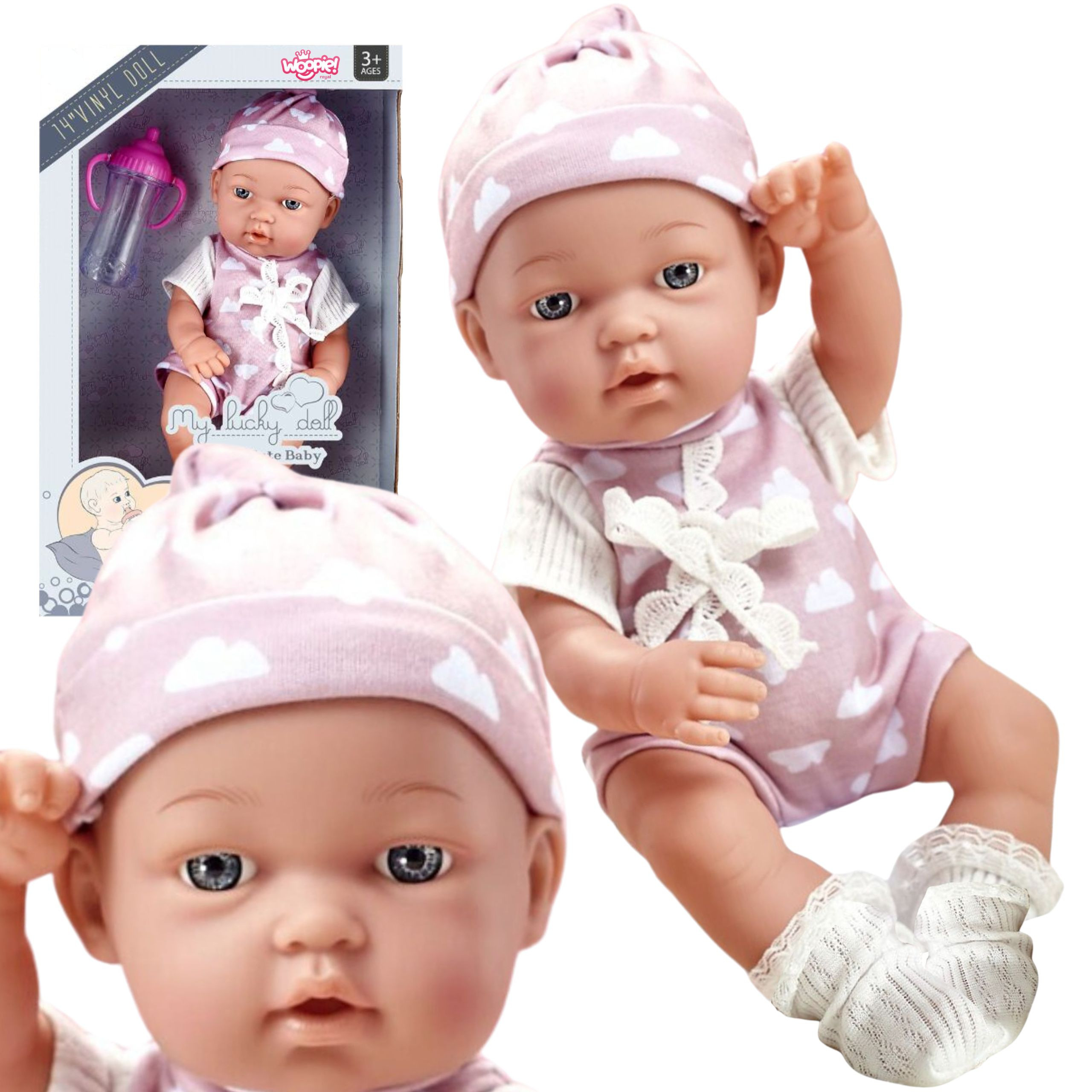 WOOPIE ROYAL lėlė kūdikis 36 cm su rūbeliais WOOPIE ROYAL lėlė kūdikis 36 cm su rūbeliais