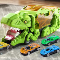 WOOPIE dinozaurų trasos ir transporto priemonių rinkinys