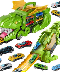WOOPIE dinozaurų trasos ir transporto priemonių rinkinys