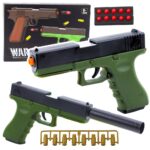 Warfare žalias putų šautuvas su gilzėmis