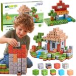 Woopie 108 dalių magnetinės kaladėlės – gamtos tematikos rinkinys