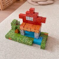 Woopie 108 dalių magnetinės kaladėlės – gamtos tematikos rinkinys