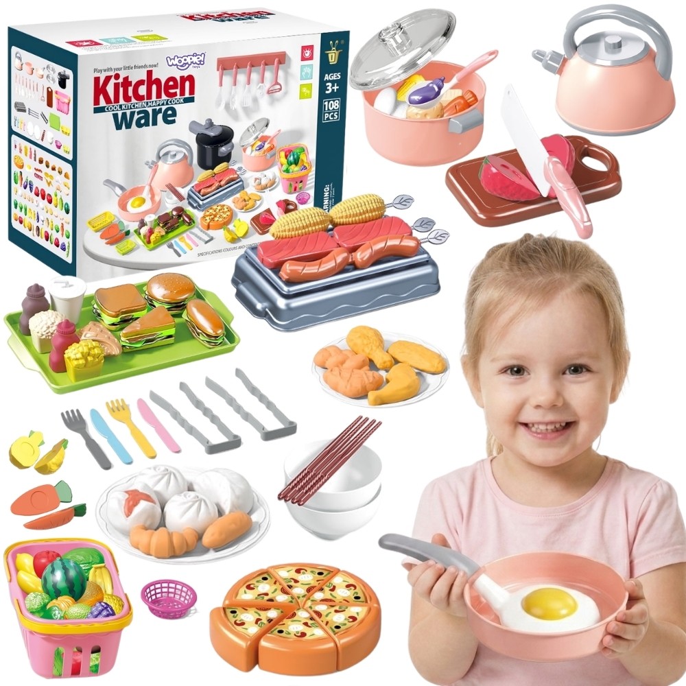 Woopie 108 dalių virtuvės rinkinys Woopie 108 dalių virtuvės rinkinys
