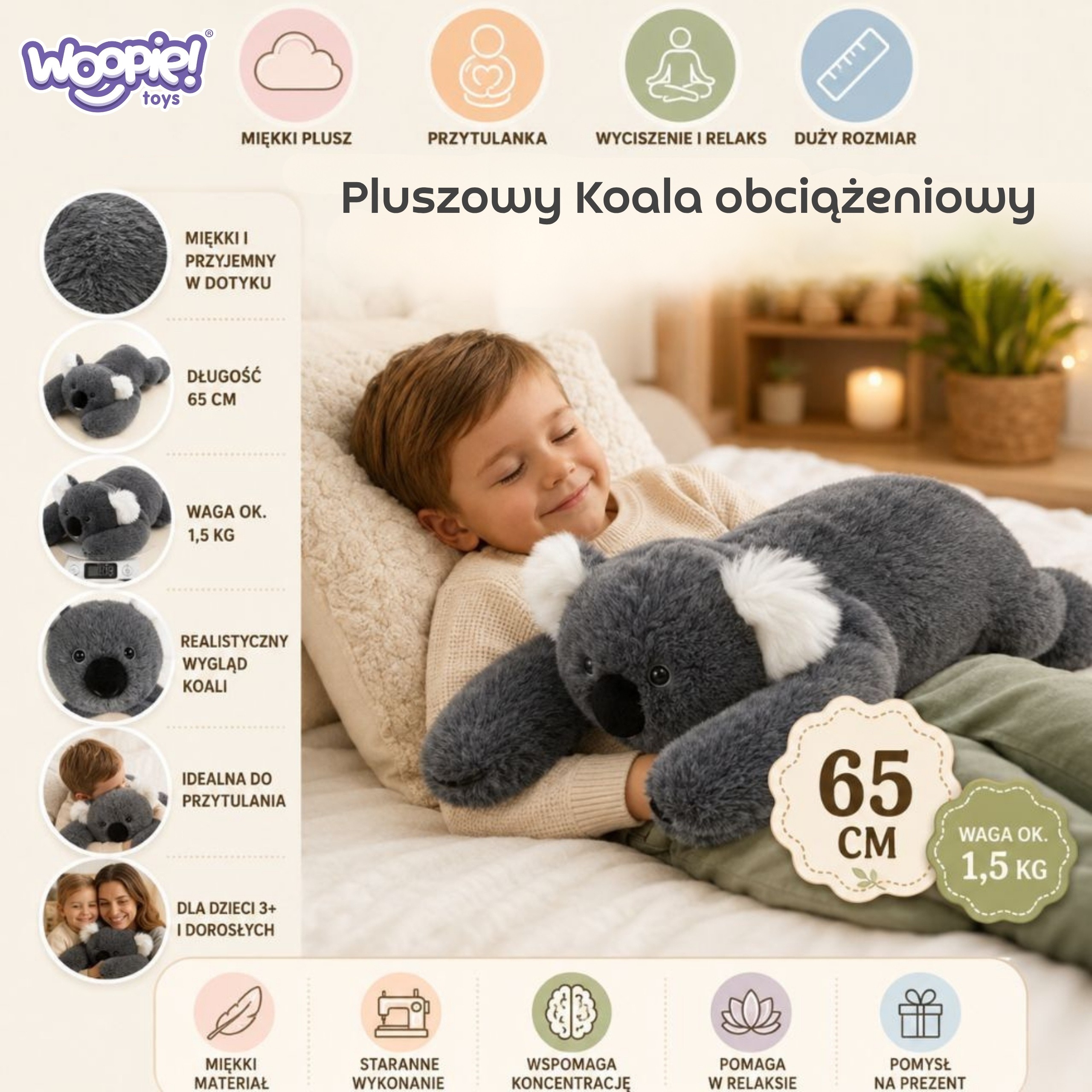 5 kg sensorinė svorinė koala
