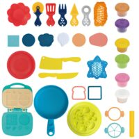 Woopie 31 dalių kurybinis kulinarinis plastilino rinkinys