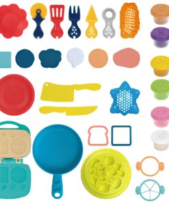 Woopie 31 dalių kurybinis kulinarinis plastilino rinkinys